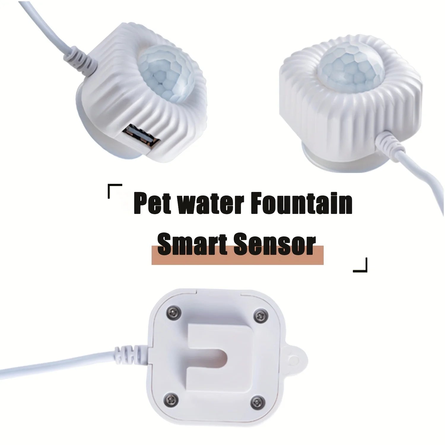 Automatic Pet Water Fountain Sensor Usb Powered for Cats Compatible With Any for Cat Water Fountain Accessories