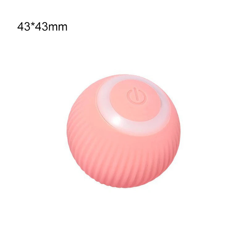 Electric Pet Cat Toys Automatic Rolling Smart Cat Ball Training Self-moving Kitten Toy Cat Playing Indoor Interactive Pet Toys