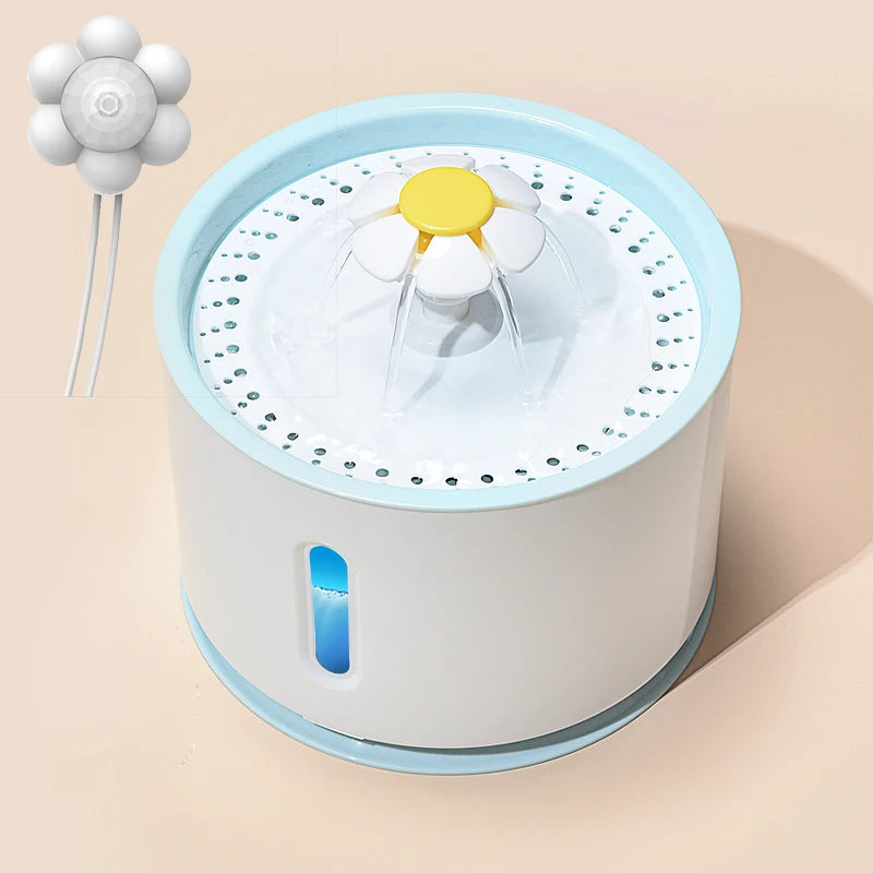 2.4L Automatic Cat Water Fountain Pet Bowl Stainless Steel Dog Water Drinking Water Dispenser Feeder Cat Manufacturer