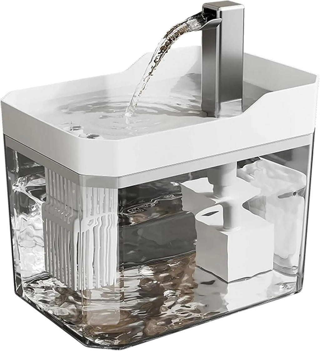 1.5L Automatic Cat Water Drinking Fountain Dispenser for Pet Water Fountain Filter Anti-Slip Automatic Indoor Cat Water Fountain