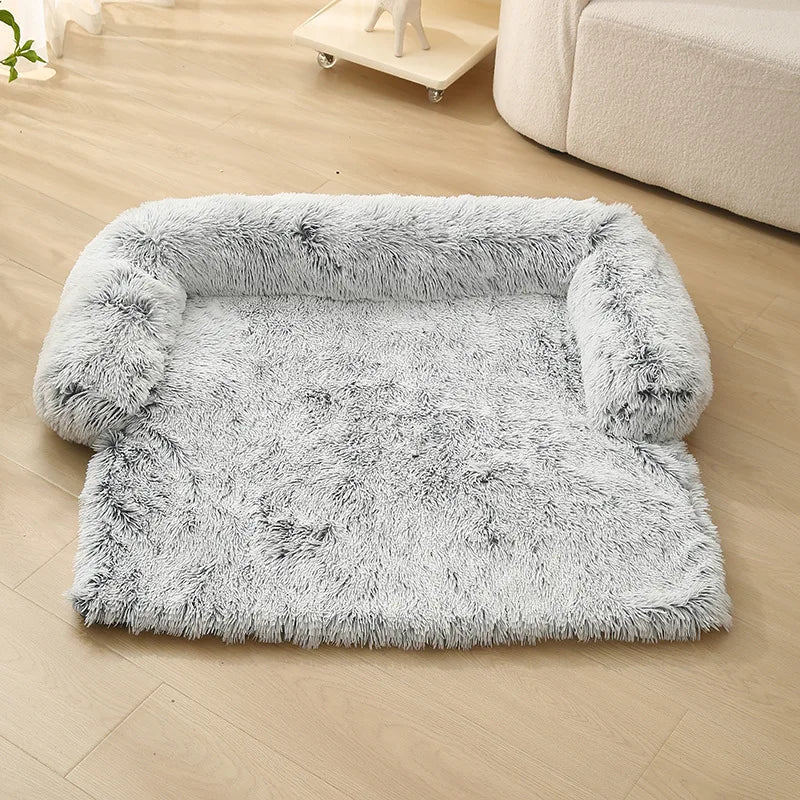 Detachable Pet Sofa Protector Washable Large Dog Bed Calming Bed for Large Dogs Pad Blanket Winter Warm Cat Bed Mat Couches