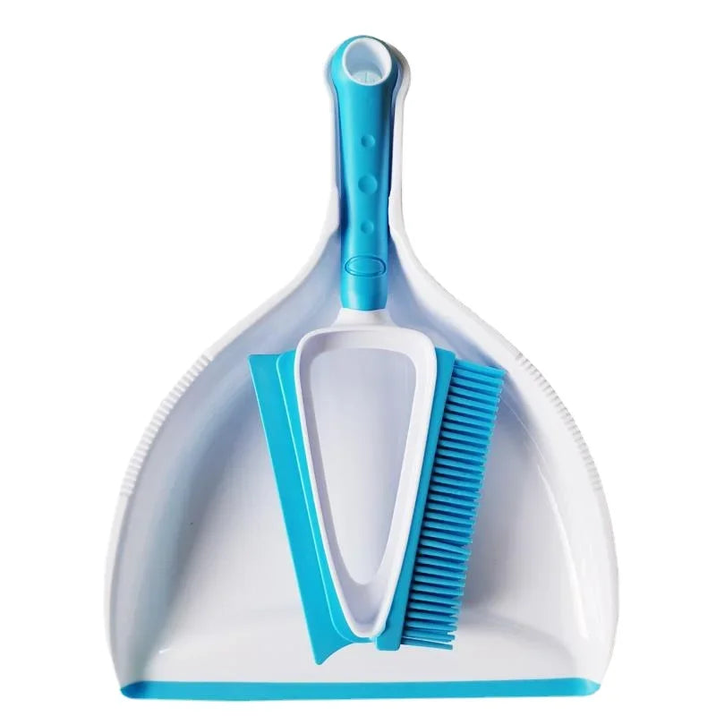 Squeegee Water Sweeper Broom Floor Plastic Pet Hair Remover Indoor Mini Broom Dustpan Home Dog Cleaning Tools