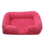 Orthopedic Dog Beds for Large Dogs Fluffy Large Dog Bed with Removable Washable Cover Non-Slip Bottom Foam Couch Bed