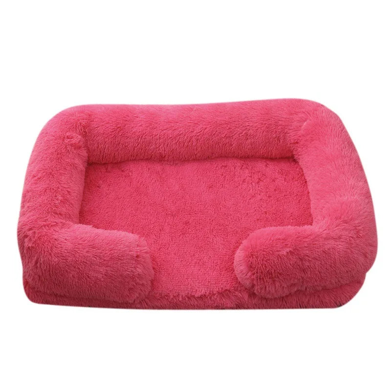 Orthopedic Dog Beds for Large Dogs Fluffy Large Dog Bed with Removable Washable Cover Non-Slip Bottom Foam Couch Bed
