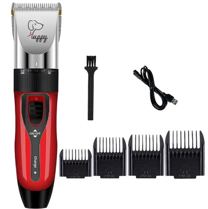 Electronic Pet Grooming Kit Dog Cat Clipper Dog Hair Trimmer Grooming Haircut Rechargeable Professional Dog Electric Shaver