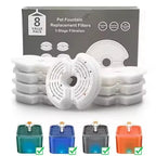 Wholesale Cat Water Fountain Replacement Filter Elements Activated for Cats Drinking Bowl Auto Feeder Filter Pet Manufacturer