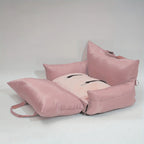 OEM LOGO Durable Dog Car Seat Bed Nest Removable & Washable Fashionable Pet Travel Bag for Small to Medium Dogs