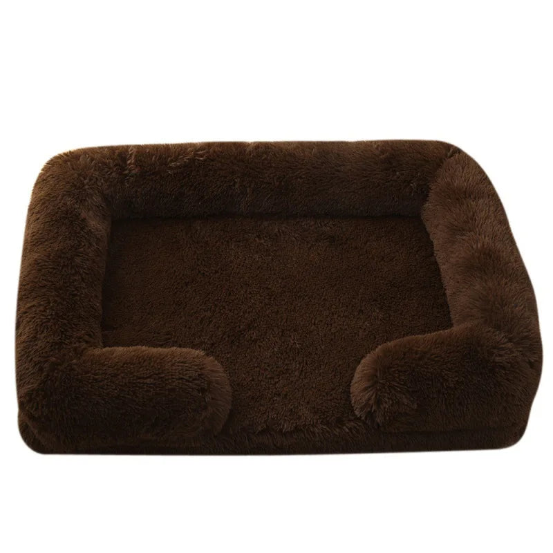Orthopedic Dog Beds for Large Dogs Fluffy Large Dog Bed with Removable Washable Cover Non-Slip Bottom Foam Couch Bed