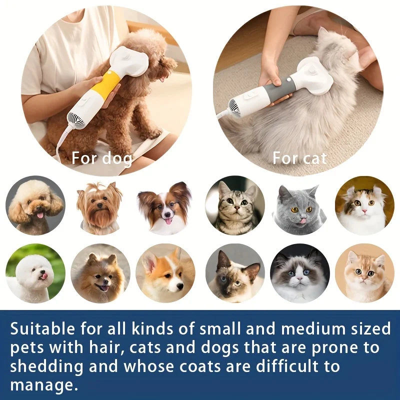 Pet Grooming Tools Dog Hair Dryer With Comb Dog Brush Cats Kitten Pet Drying Gentle Fur Cat Hair Drying Brush Cat Dog Products