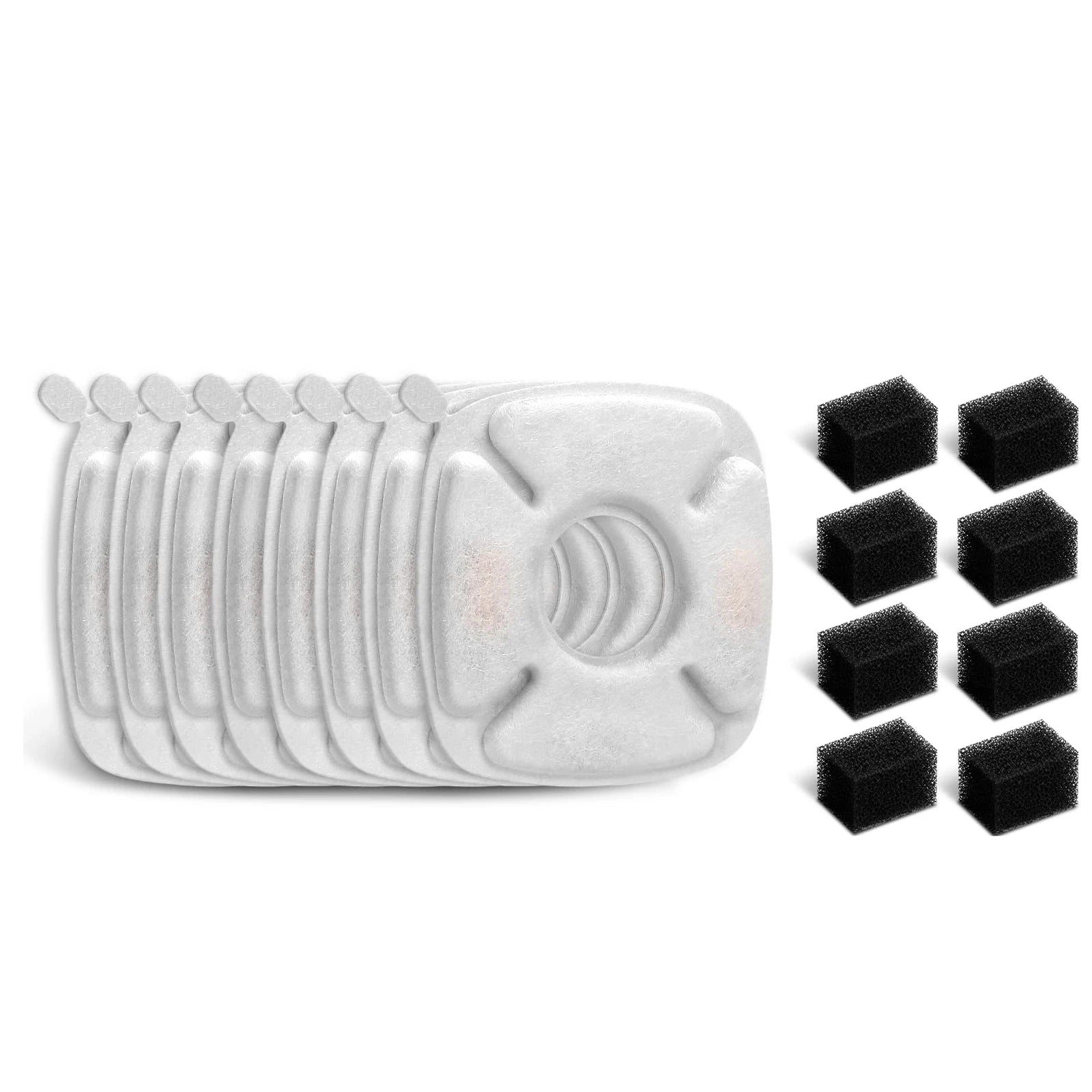 8Pack Pet Water Fountain Filter Replacement Filter Filtration System Replacement Filter Sponges for Automatic Cat Fountain