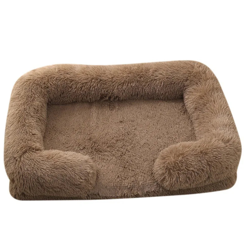 Orthopedic Dog Beds for Large Dogs Fluffy Large Dog Bed with Removable Washable Cover Non-Slip Bottom Foam Couch Bed