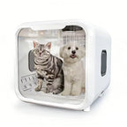 Automatic Luxury Pet Drying Box for Cats & Dogs Ultra Quiet 71L Plastic Smart Temperature Control 360-Degree Air Supply Stocked
