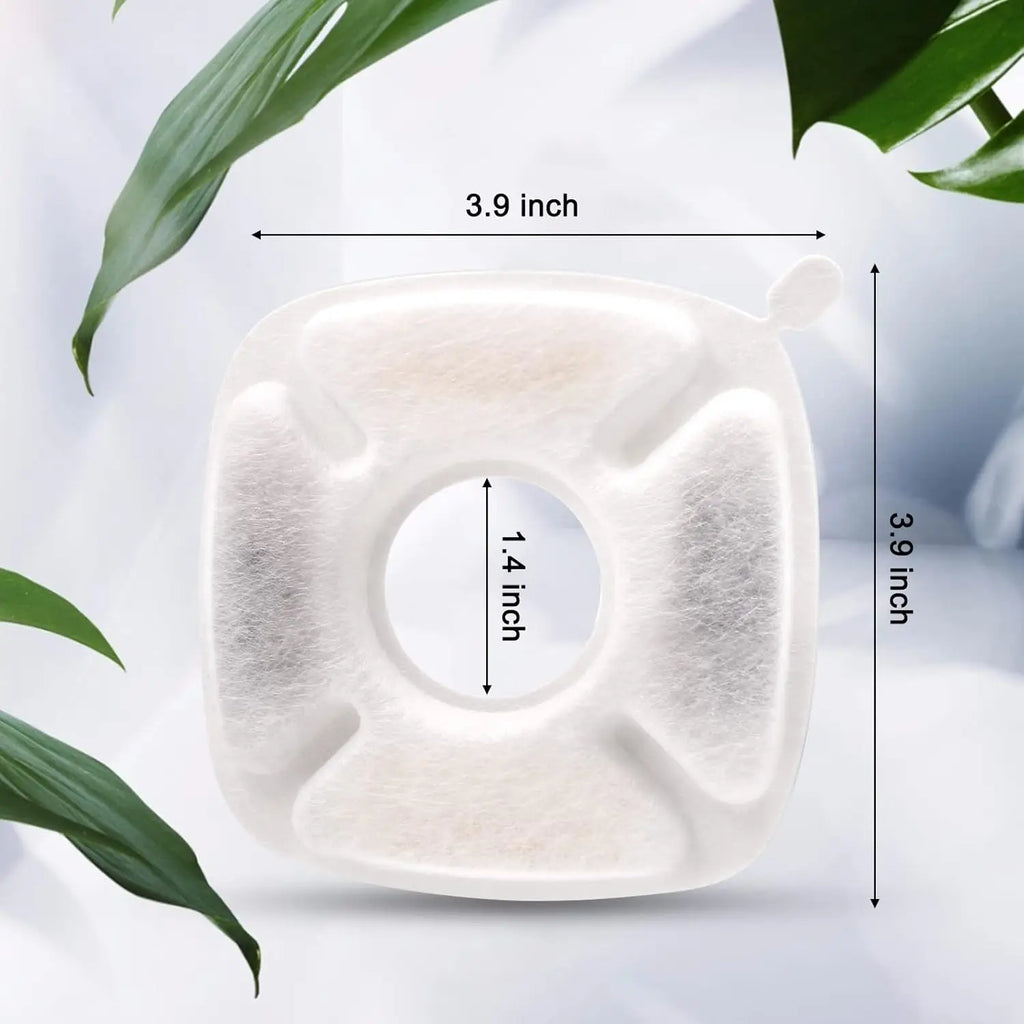 4Pcs Pet Water Fountain Filters Replacement Compatible with 95Oz/2.8L Dog Water Fountain Cat Water Fountain Filters