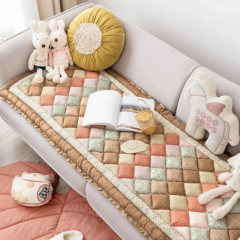 Ethnic Style Bohemian Decoration Stitching Cushion Home Cat Sofa Dog Cushion Bay Window Non-slip Mat Dog Sofa Covers