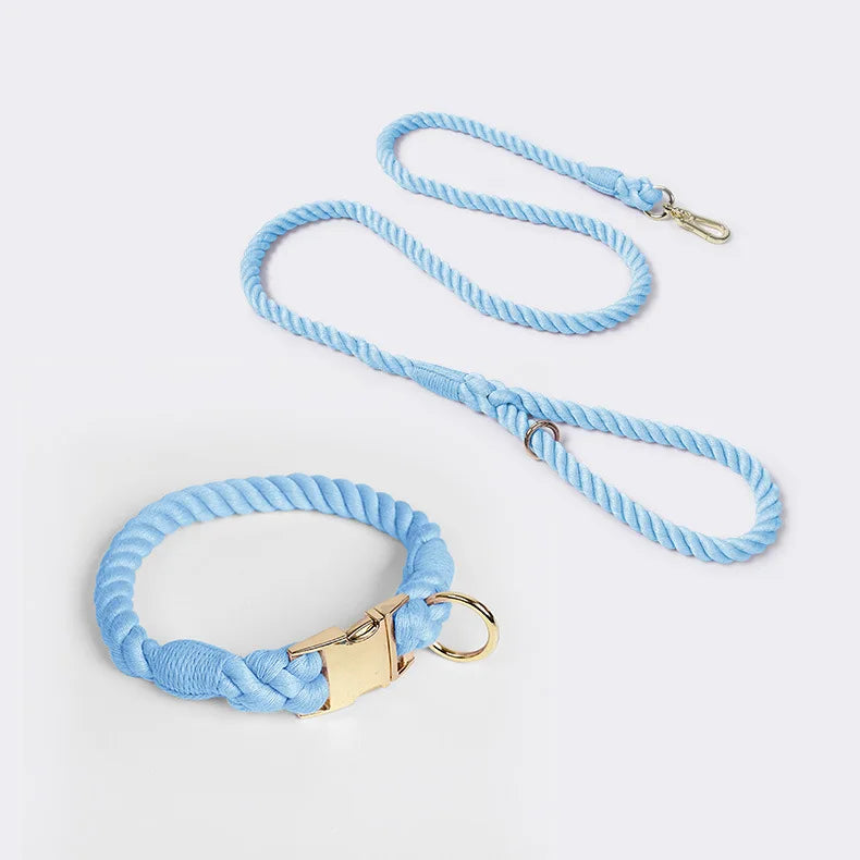 Large Medium Small Dog Products Personalized Pet Bow Tie Color Gradient Collar Metal Buckle Alloy D-Hook Polyester Cotton