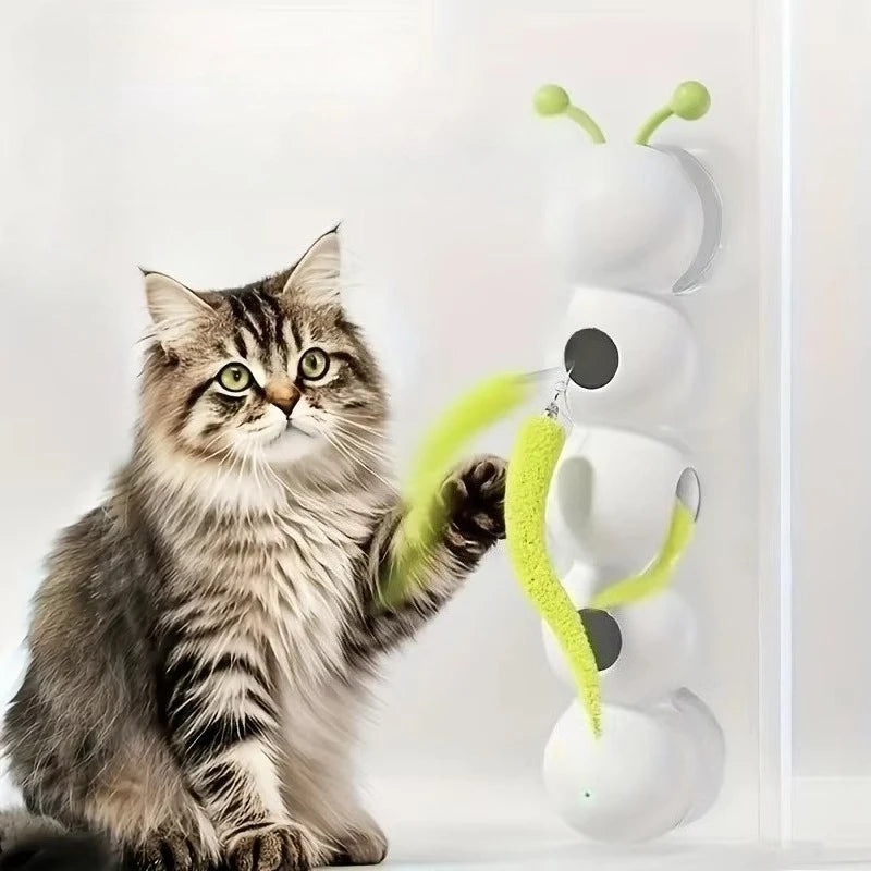Interactive Cat Toy with Feather Tail USB Rechargeable Smart Sensor High-End Design for All Breeds