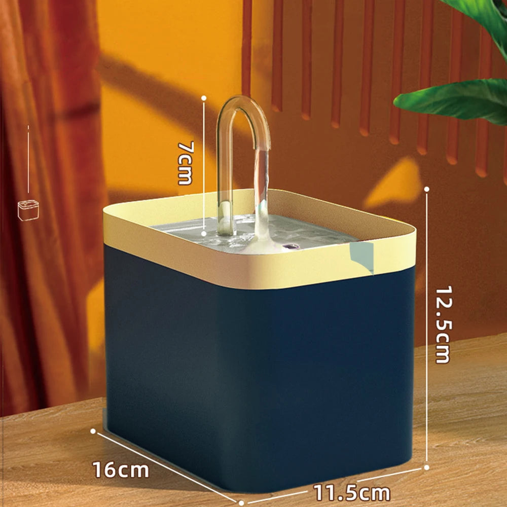 1.5L Automatic Cat Water Fountain USB Charger Pet Cat Drinker Bowl Recirculate Filtring Drinker for Cats Pet Water Dispenser