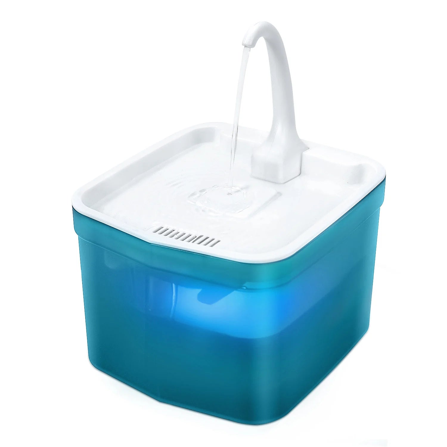 2023 New Smart Cat Water Fountain Automatic LED Light Cat Fountain Bowl Drinking Pet Water Dispenser Pet Supplies