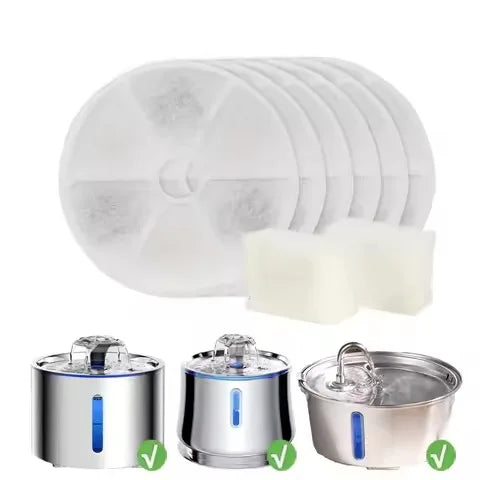 Wholesale Cat Water Fountain Replacement Filter Elements Activated for Cats Drinking Bowl Auto Feeder Filter Pet Manufacturer