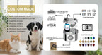 7L Large Capacity Stainless Steel Dog Water Fountain for Mult Cats Automatic Pet Water Dispenser Dog Fountain