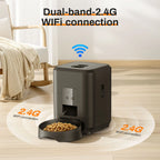 2L Smart Cat Feeder Automatic Dog Feeder Dog Dry Food Dispenser Timed Quantitative APP Control Automatic Cat Feeder Pet Dog Bowl