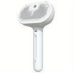 2-in-1 Misting Pet Hair Comb Gentle Water Spray Brush with Release Button for Easy Shedding and Grooming Brush