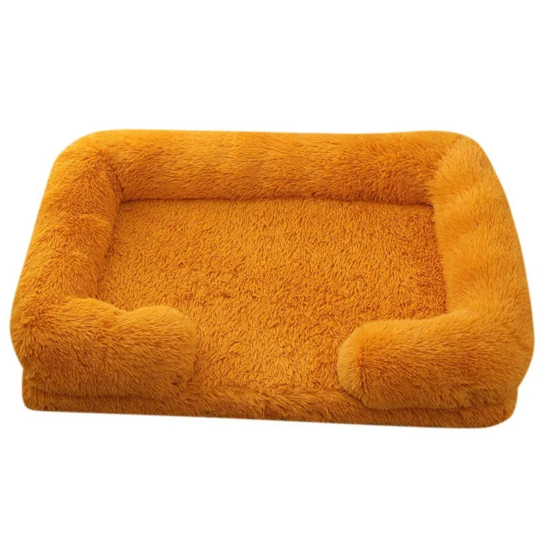 Orthopedic Dog Beds for Large Dogs Fluffy Large Dog Bed with Removable Washable Cover Non-Slip Bottom Foam Couch Bed