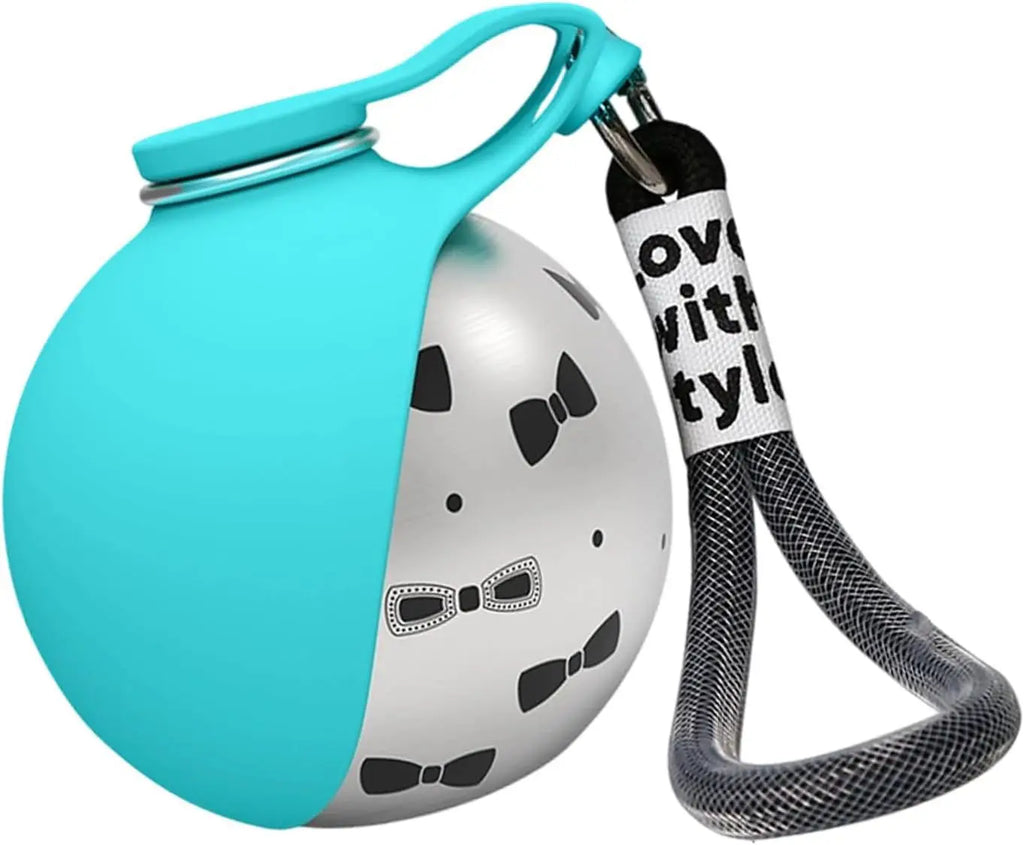 285ml Portable Dog Water Bottle Outdoor Dog Water Dispenser Pet Water Bottle Leak-Proof Foldable Stainless Steel Pet Supply OEM