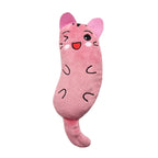 Teeth Grinding Catnip Cat Toys Funny Interactive Plush Toy Interactive Bite Resistant Cat Chew Toy Cat Kitten Entertaining