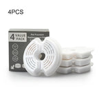 4Pcs Pet Fountain Filter Cat Water Fountain Carbon Replacement Filters Pet Manufacturer Custom Cat Drinking Fountain Filters