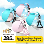 Custom LOGO 285ml Portable Dog Water Bottle Outdoor Dog Water Bottle Foldable Silicone Pet Water Bottle OEM ODM