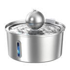Hot Selling Custom 3.2/4L Stainless Steel Pet Water Dispenser with Water Level Wholesale Cat Water Fountain Manufacturer OEM ODM