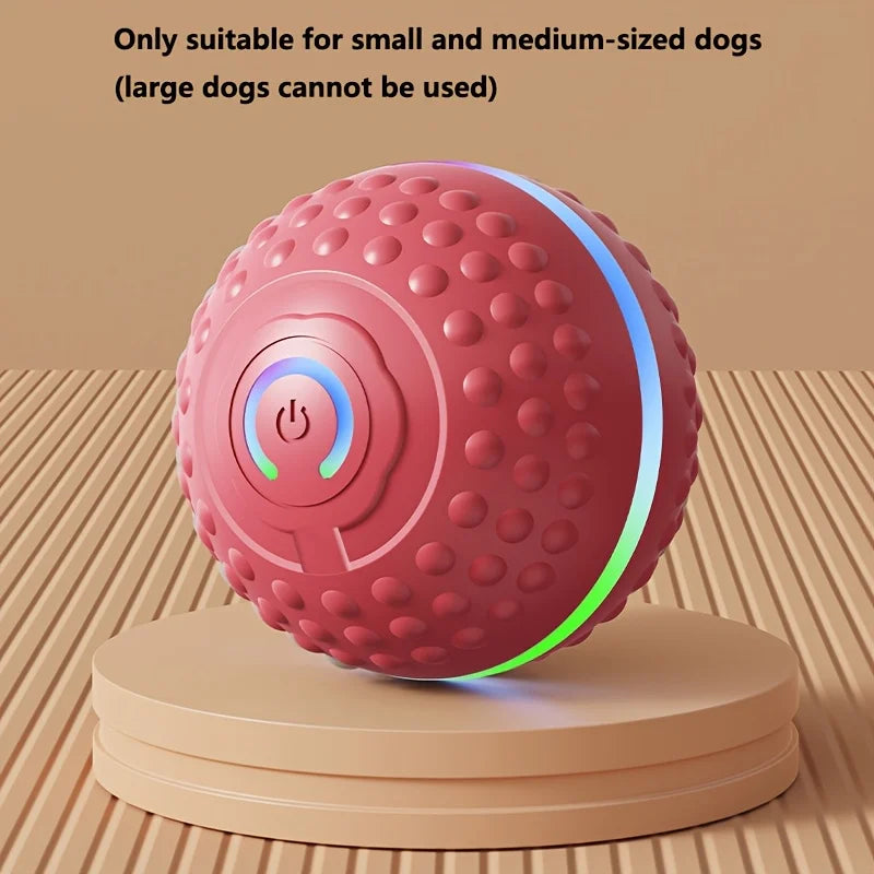 Self-Bouncing Interactive Dog Toy Ball Smart USB Rechargeable Indoor and Outdoor Playing Ball for Medium Large Dogs