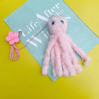 Interactive Cat Toys Hanging Simulation Cat Plush Toy Retractable Plush Octopus Shape Hanging Door Type Pet Toy Cat Supplies