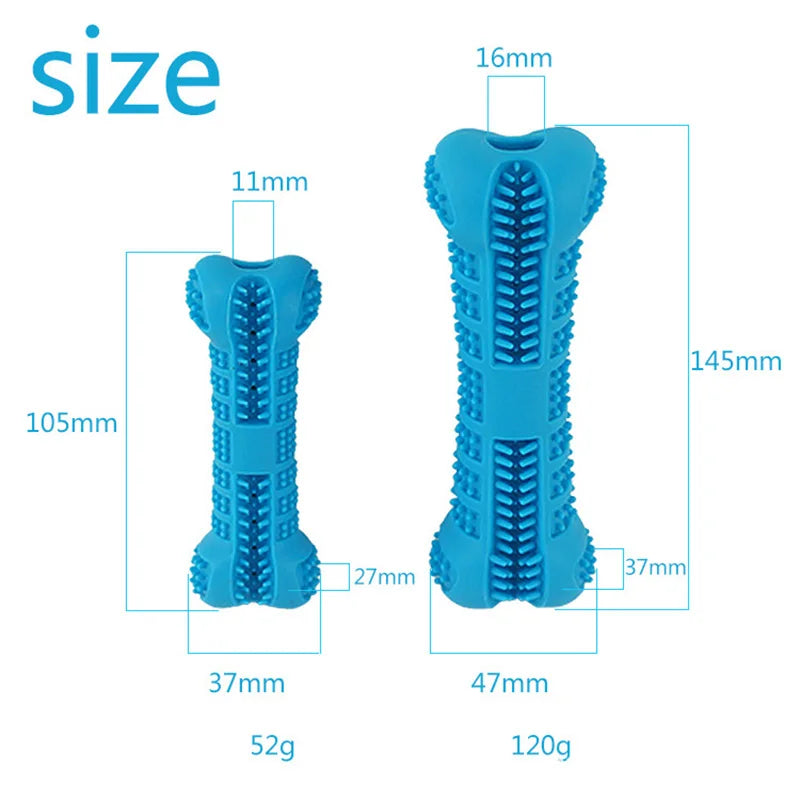 Dog Chew Toy Toothbrush Rubber Puppy Molar Tooth Stick Pet Toys Teeth Cleaning Dog Training Toys for Small Medium Dogs