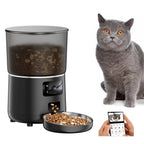 4L Automatic 2-in-1 Pet Feeder Night Vision Camera WIFI Remote APP Timed Quantified Dog Supplies Plastic Charge Power Source