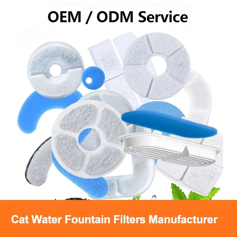 Wholesale Cat Water Fountain Replacement Filters Activated Circle Fountain Carbon Filter for Hot Sale Fountain Manufacturer