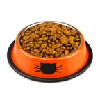 Stainless Steel Cat Bowls Pet Steel Bowl Set Food Water Bowl for Dogs and Cats Anti-skid Feeder Supplies for Small Dogs Cats