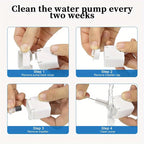 Replacement Pump for Pet Water Fountains Ultra-Quiet Water Pump for 2.2L & 3.2L Cat Water Fountain Suitable for Cats Dogs