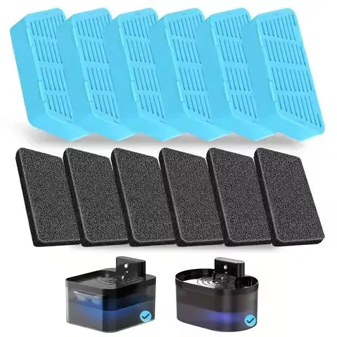 Wholesale Cat Water Fountain Replacement Filter Elements Activated for Cats Drinking Bowl Auto Feeder Filter Pet Manufacturer