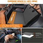 Extended Dog Car Seat Back for Dog Car Seat Cover Oxford Cat Back Seat Back Pet Hammock with Safety Belt for Medium Large Dogs
