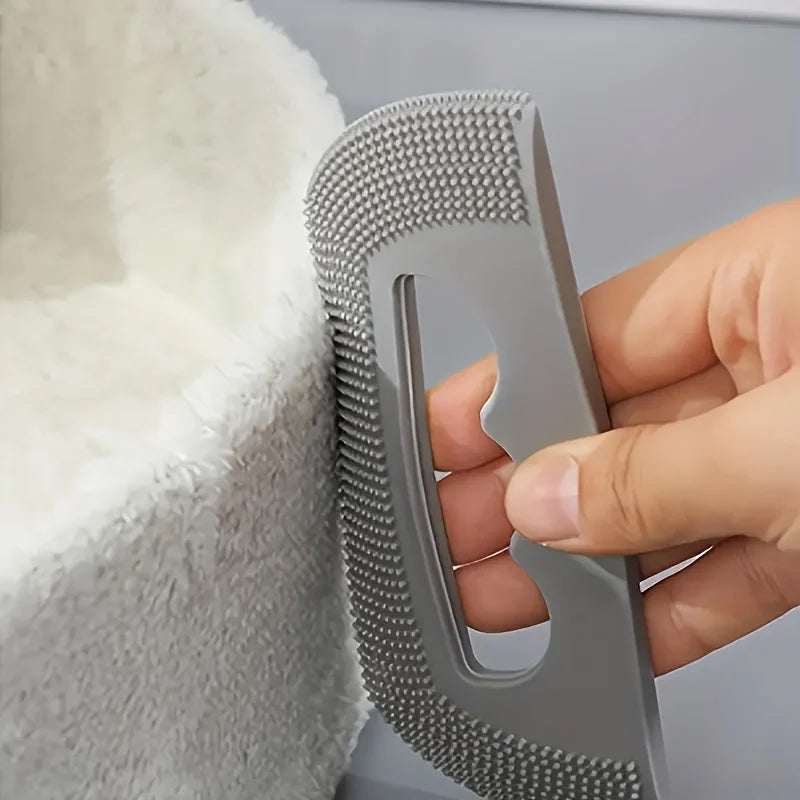 Soft Silicone Cat Hair Remover Brush Portable and Safe Pet Fur & Lint Cleaning Tool for Dogs and Cats for Home Use