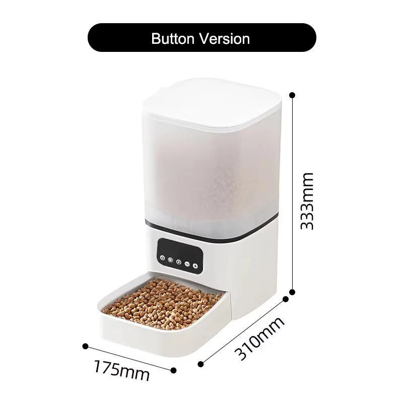 OEM 6L Large Capacity Automatic Cat Feeder with Camera WiFi Control Smart Cat Food Dispenser Pet Feeder Tuya APP Control