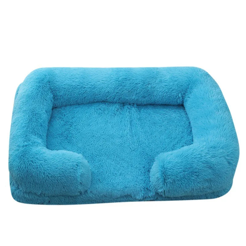 Orthopedic Dog Beds for Large Dogs Fluffy Large Dog Bed with Removable Washable Cover Non-Slip Bottom Foam Couch Bed