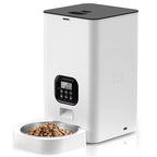 2026 New 4L/6L OEM Dual Bowls Automatic Cat Feeder with Camera TUYA APP Smart Pet Feeder Stainless Steel Bowl  for Muti Dogs Cat