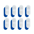 8pcs Cat Water Fountain Replacement Filters Carbon + Foam Filters Replacement Filters for 2.6L Stainless Steel Cat Fountain