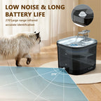 ODM OEM 2L 5000mah Wireless Pet Water Dispenser Automatic Circulation Smart Cat Fountain Custom Dog Water Fountain Pet Supplies