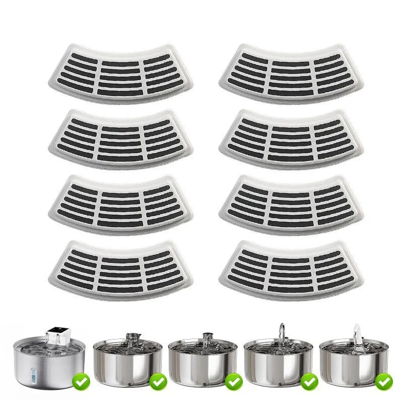 Cat Water Fountain Replacement Filters Activated Circle Fountain Carbon Filter for Hot Sale Fountain Professional Manufacturer