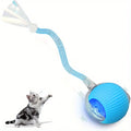 Wholesale Indoor Cat Interactive Ball Toy With Elastic Net Tail Automatic Moving Ball Toy Activation Electric Cat Toy