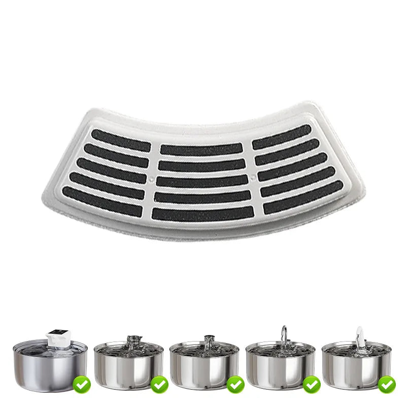 Wholesale Cat Water Fountain Replacement Filters Activated Circle Fountain Carbon Filter for Hot Sale Fountain Manufacturer